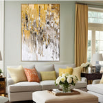 Handmade Abstract Oil Painting NAYVOABS001