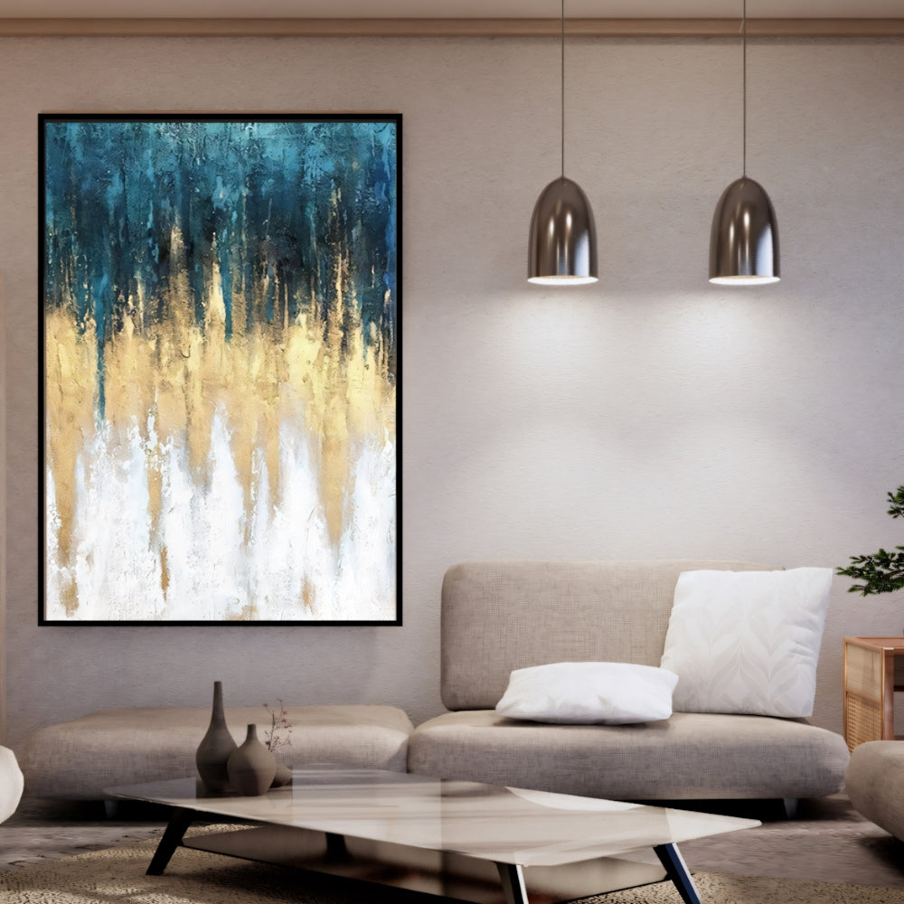Handmade Abstract Oil Painting NAYVOABS002