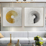 Handmade Abstract Oil Painting NAYVOABS0036