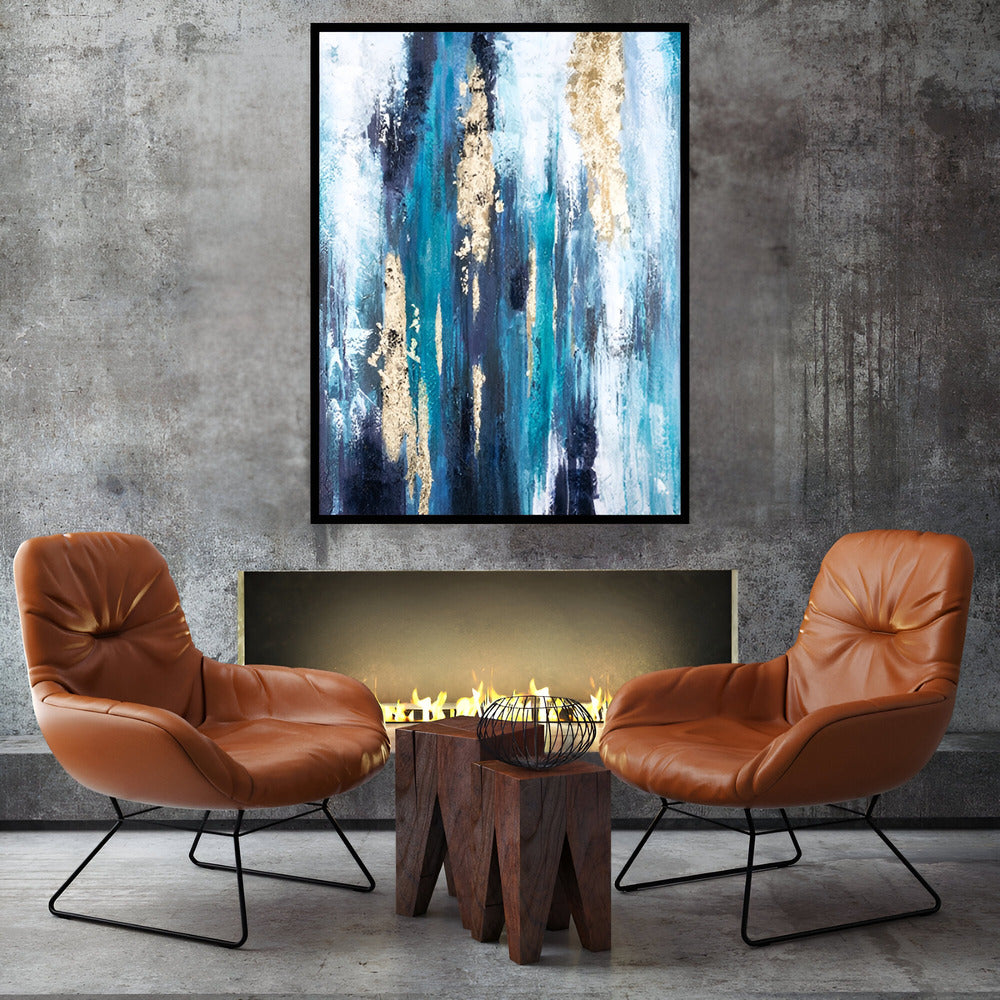 Handmade Abstract Oil Painting NAYVOABS003