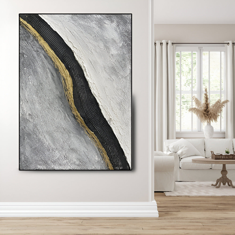 Handmade Abstract Oil Painting NAYVOABS0045