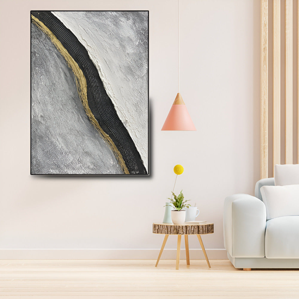 Handmade Abstract Oil Painting NAYVOABS0045