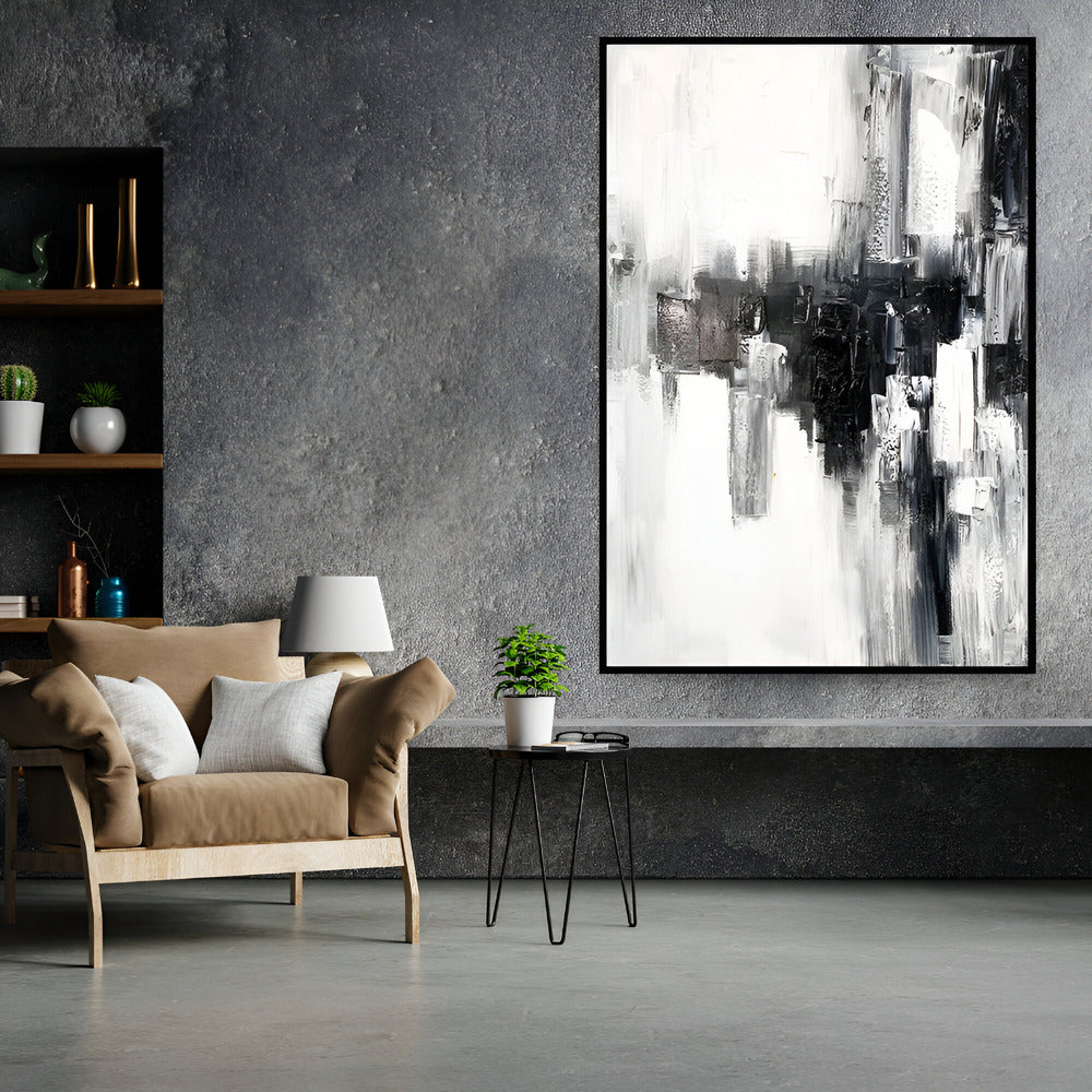 Handmade Abstract Oil Painting NAYVOABS0047