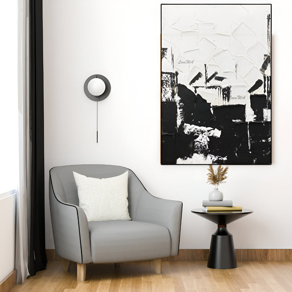 Handmade Abstract Oil Painting NAYVOABS0048