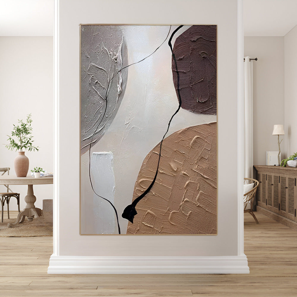 Handmade Abstract Oil Painting NAYVOABS0055