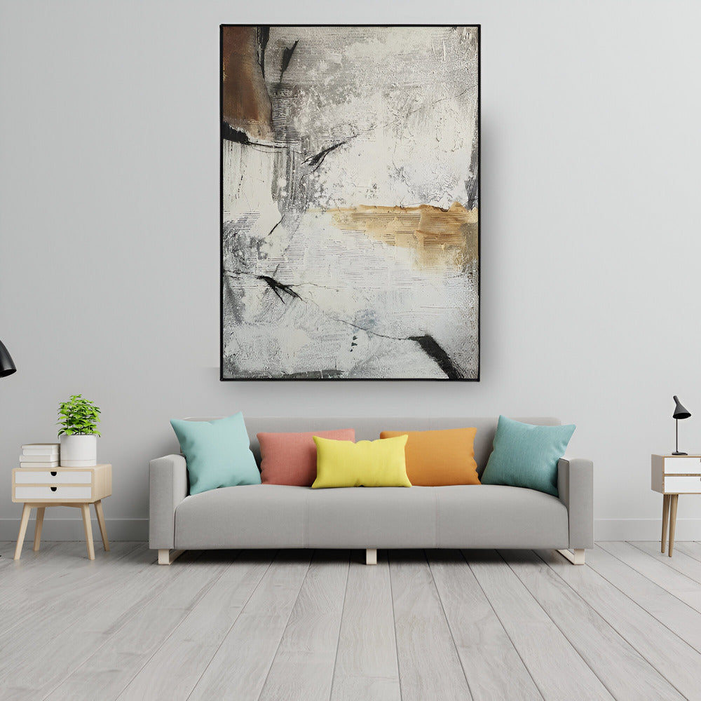 Handmade Abstract Oil Painting NAYVOABS0076