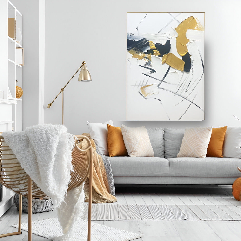 Handmade Abstract Oil Painting NAYVOABS0079