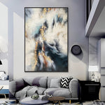 Handmade Abstract Oil Painting NAYVOABS0104
