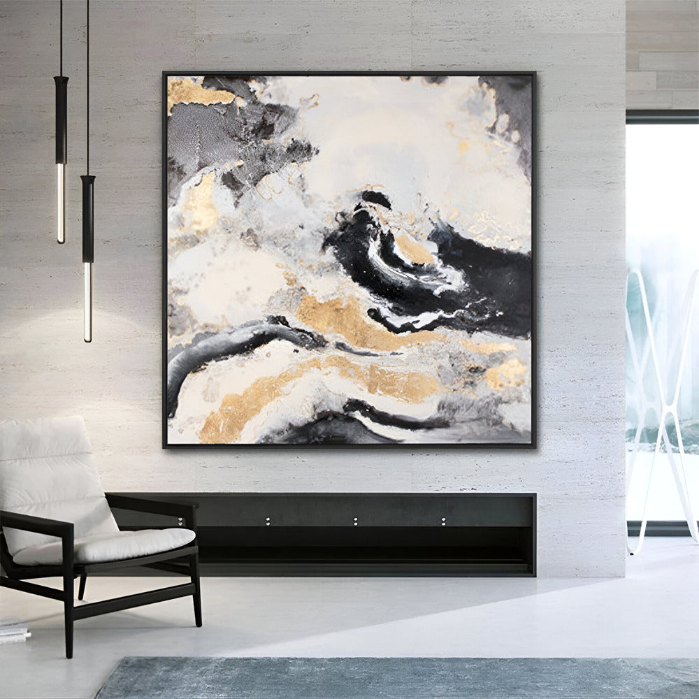 Handmade Abstract Oil Painting NAYVOABS0128