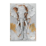 Handmade Abstract Animals Oil Painting NAYVOANI0001