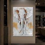 Handmade Abstract Animals Oil Painting NAYVOANI0001