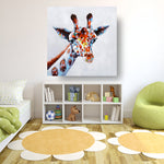 Handmade Abstract Animals Oil Painting NAYVOANI0007