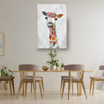 Handmade Abstract Animals Oil Painting NAYVOANI0009