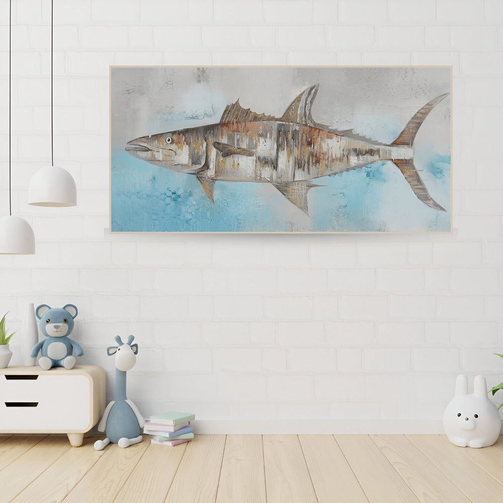 Handmade Abstract Animals Oil Painting NAYVOANI0010