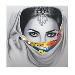 Handmade Abstract Figures Oil Painting NAYVOFIG001