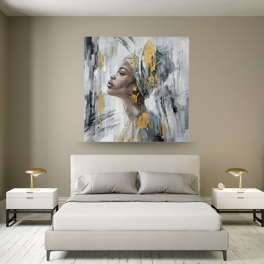 Handmade Abstract Figures Oil Painting NAYVOFIG002