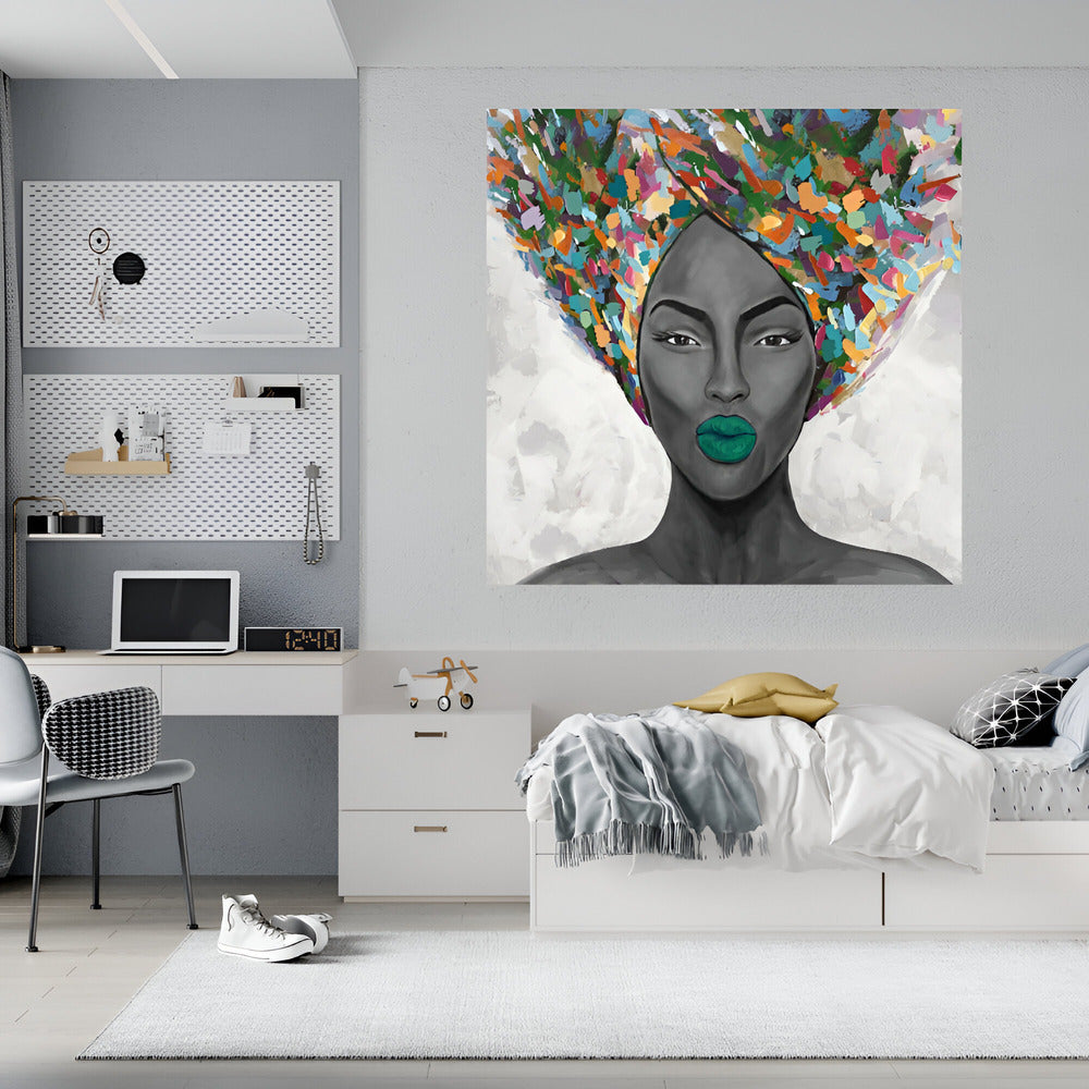 Handmade Abstract Figures Oil Painting NAYVOFIG003