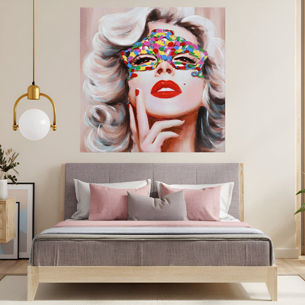 Handmade Abstract Figures Oil Painting NAYVOFIG004