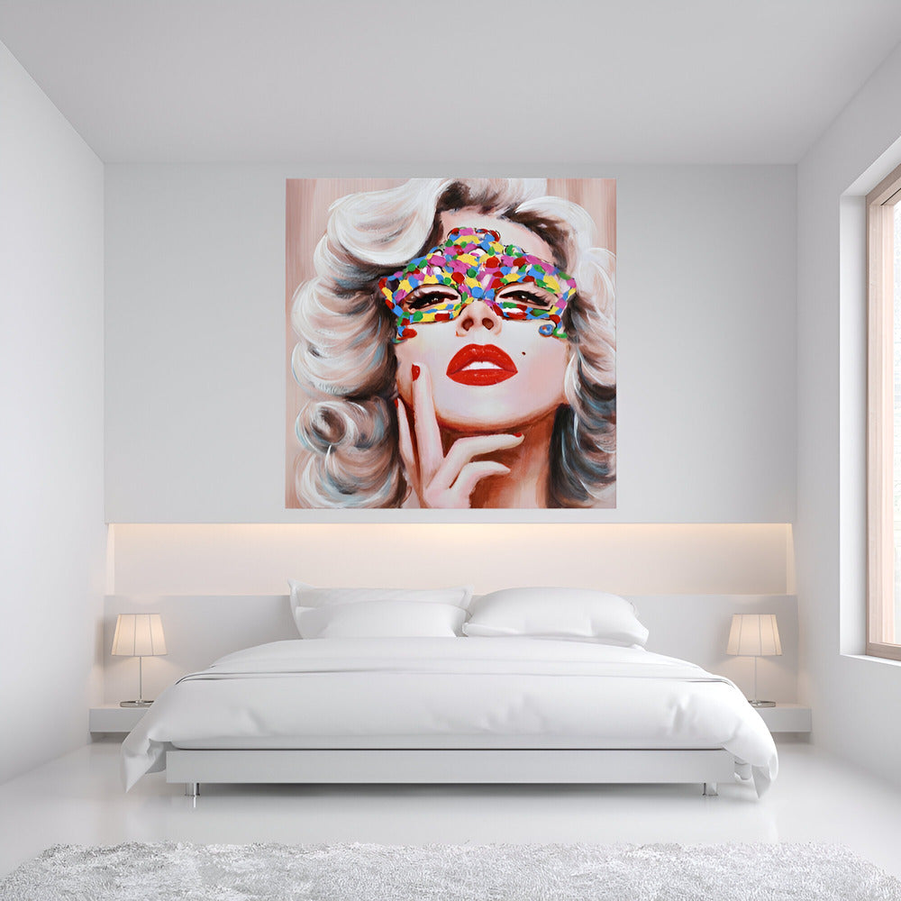 Handmade Abstract Figures Oil Painting NAYVOFIG004