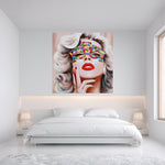 Handmade Abstract Figures Oil Painting NAYVOFIG004