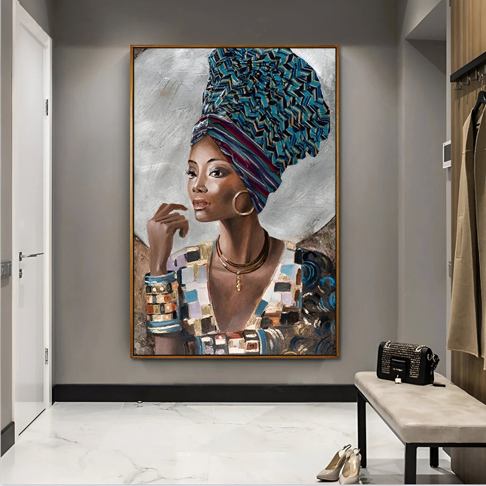 Handmade Abstract Figures Oil Painting NAYVOFIG007