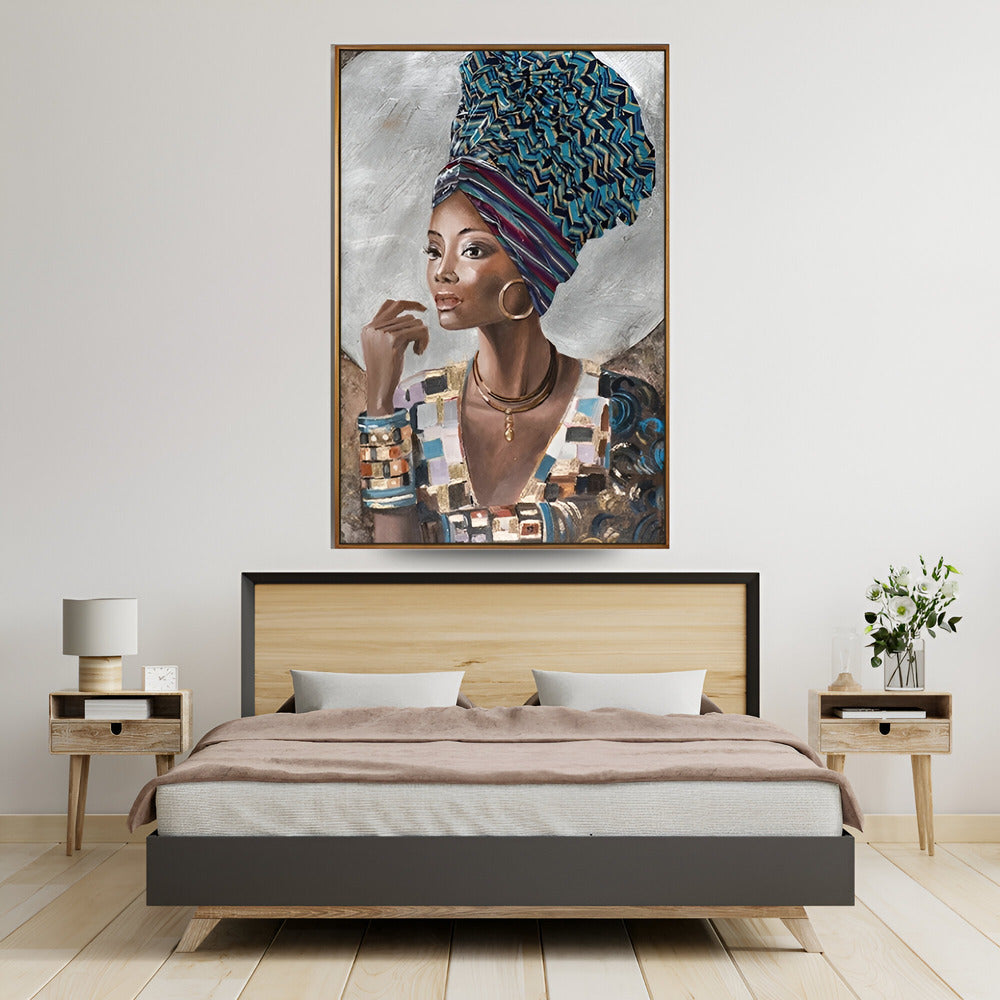 Handmade Abstract Figures Oil Painting NAYVOFIG007