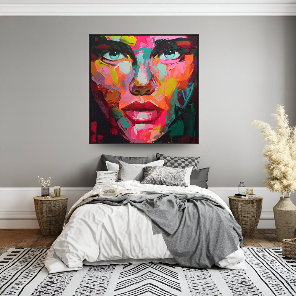 Handmade Abstract Figures Oil Painting NAYVOFIG009