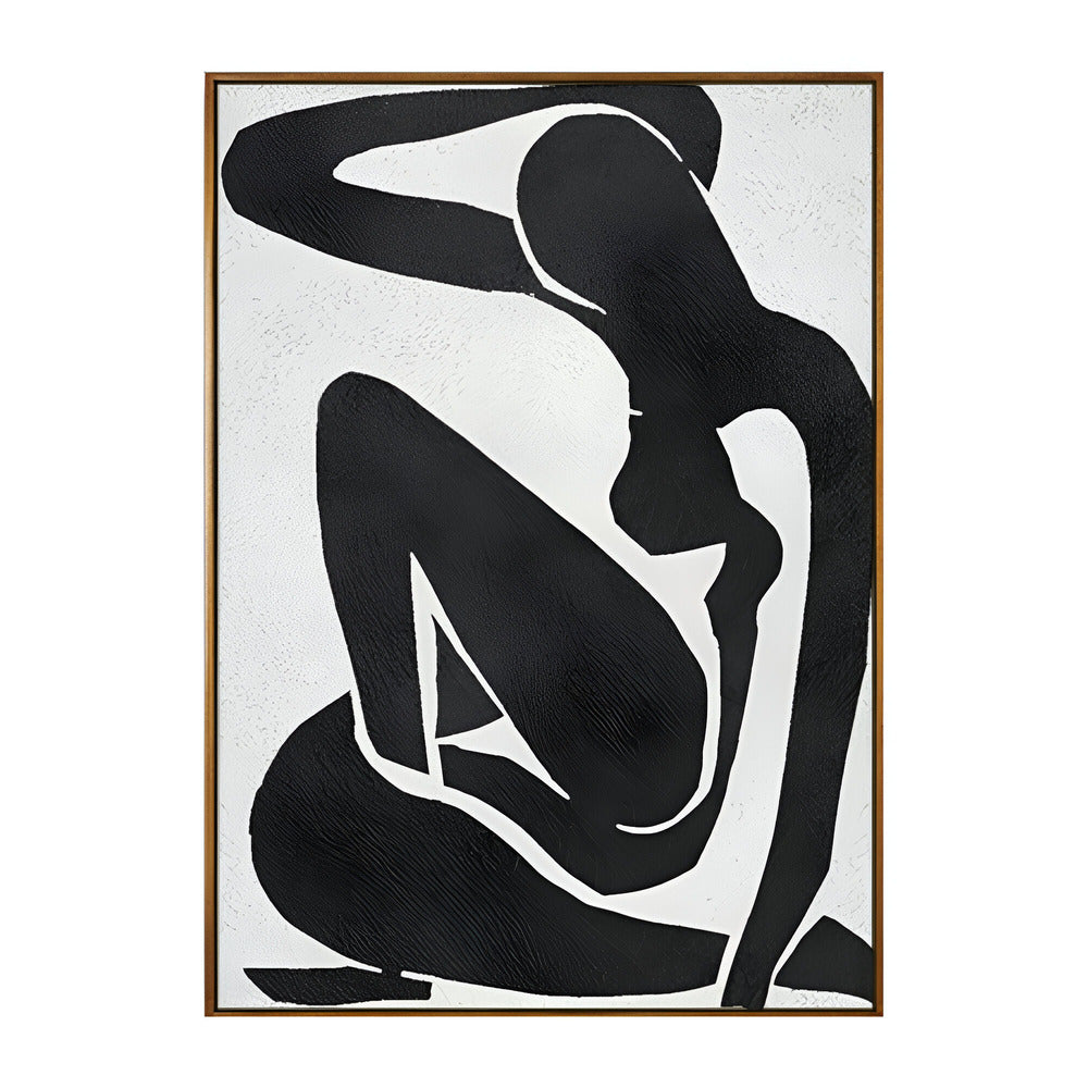 Handmade Abstract Figures Oil Painting NAYVOFIG010