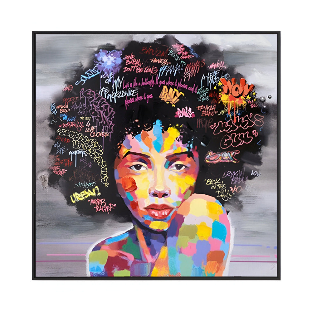 Handmade Abstract Figures Oil Painting NAYVOFIG011