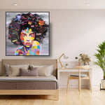 Handmade Abstract Figures Oil Painting NAYVOFIG011