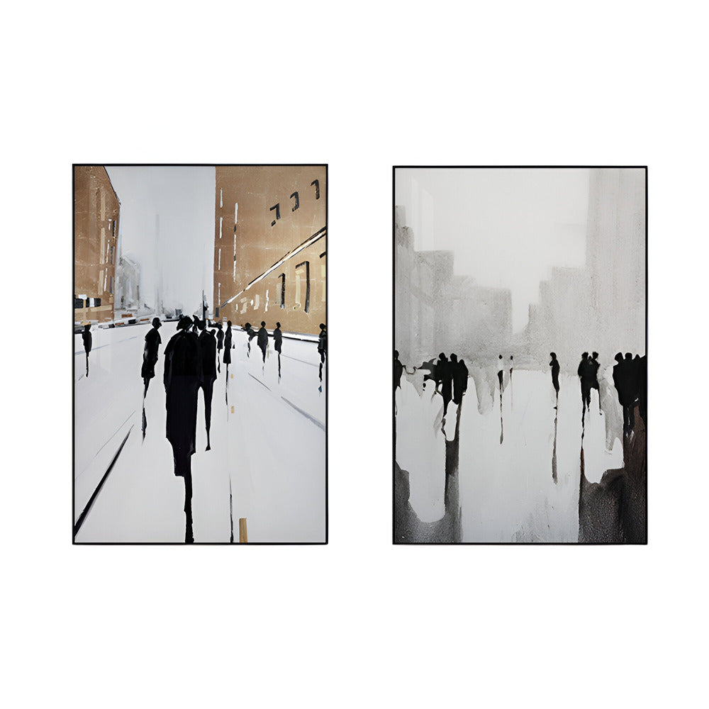 Handmade Abstract Figures Oil Painting NAYVOFIG015