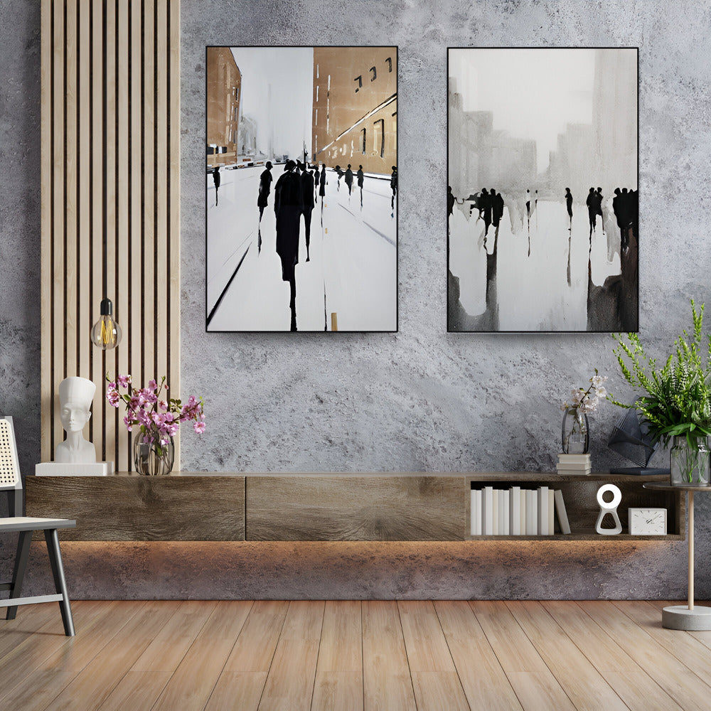 Handmade Abstract Figures Oil Painting NAYVOFIG015