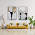 Handmade Abstract Figures Oil Painting NAYVOFIG015