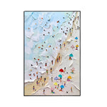 Handmade Abstract Figures Oil Painting NAYVOFIG016