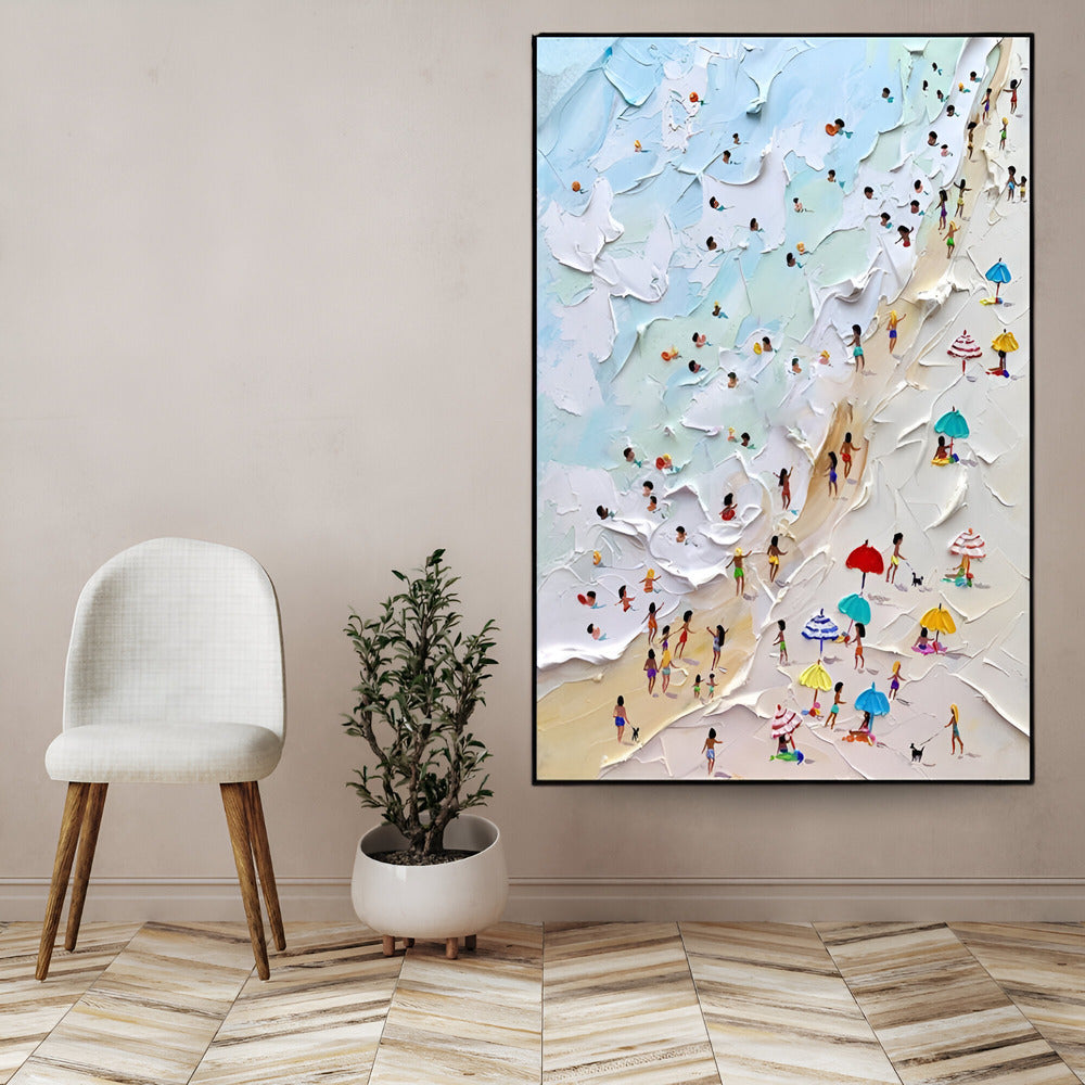 Handmade Abstract Figures Oil Painting NAYVOFIG016