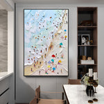 Handmade Abstract Figures Oil Painting NAYVOFIG016