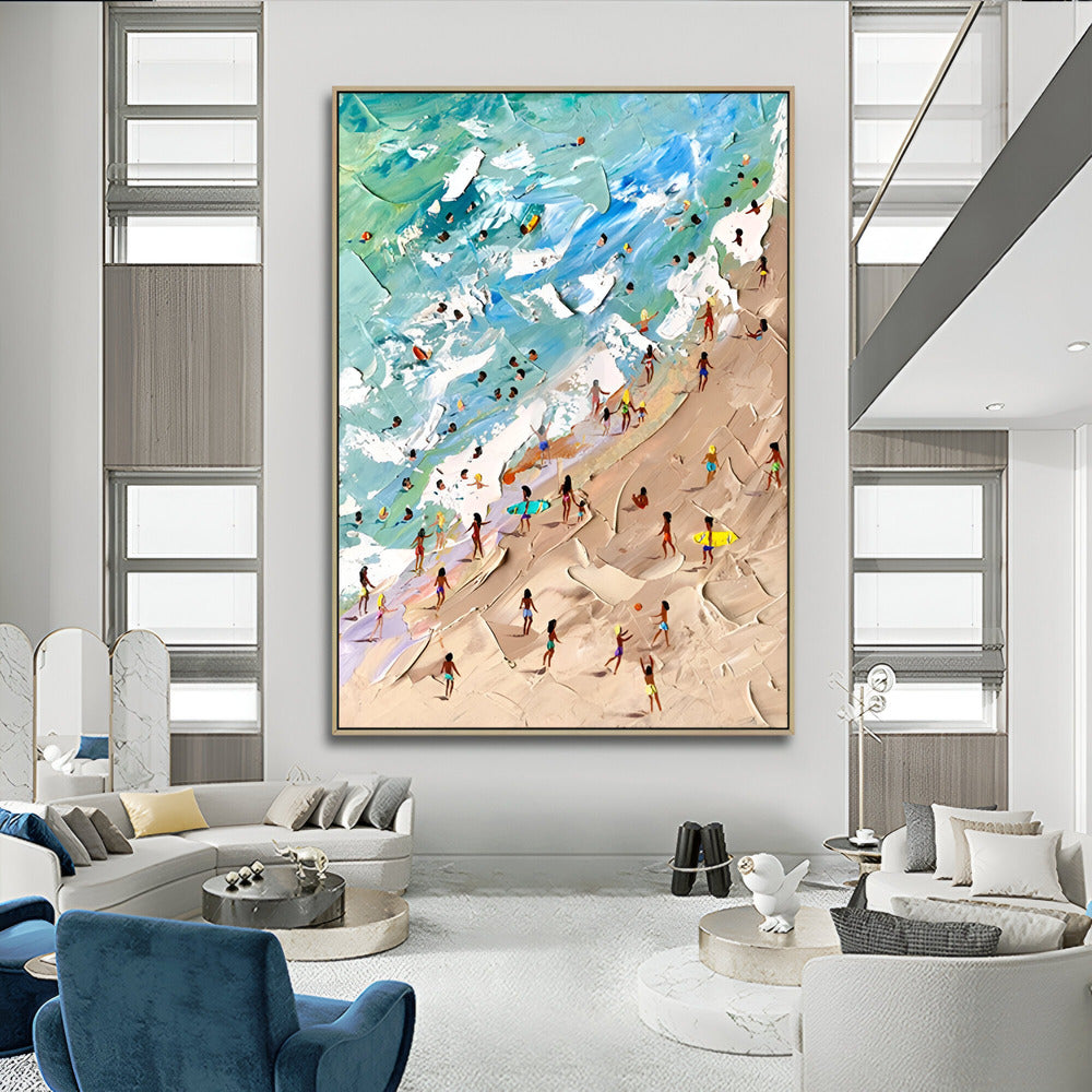 Handmade Abstract Figures Oil Painting NAYVOFIG018