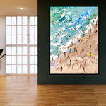 Handmade Abstract Figures Oil Painting NAYVOFIG019