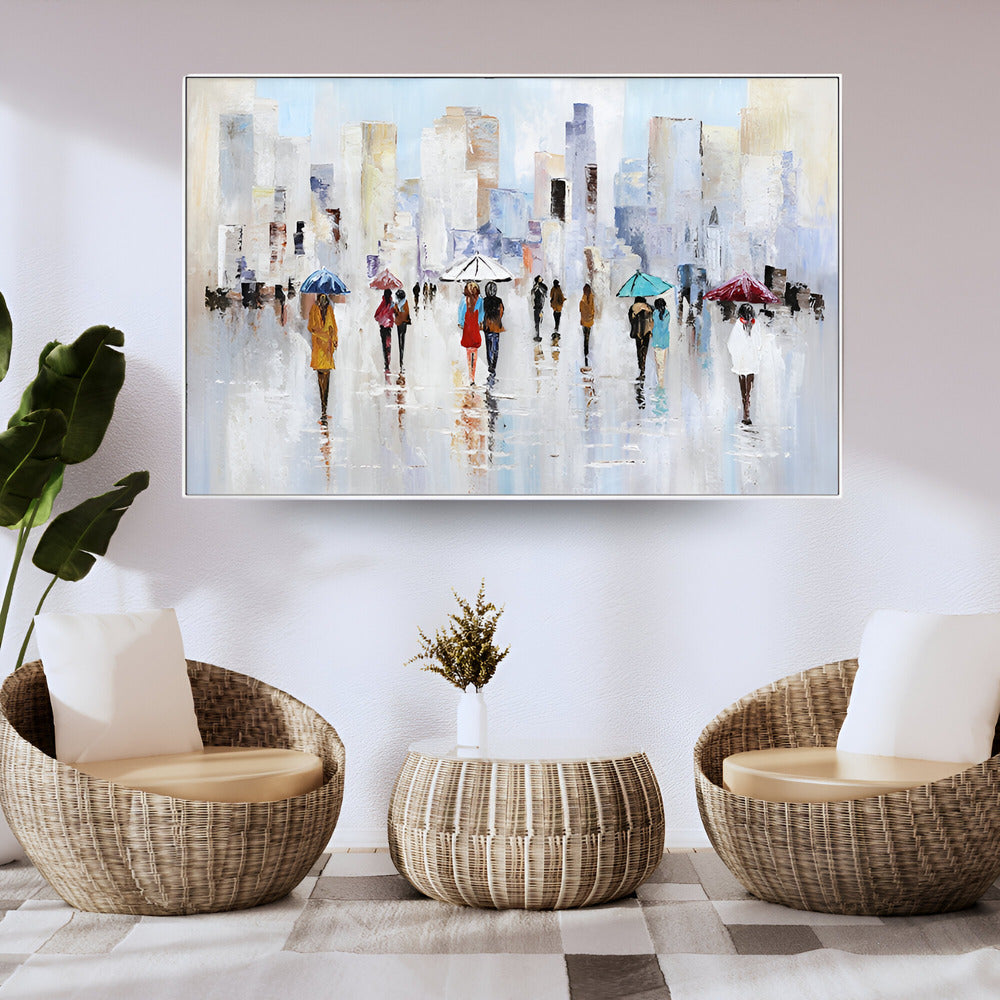 Handmade Abstract Figures Oil Painting NAYVOFIG021