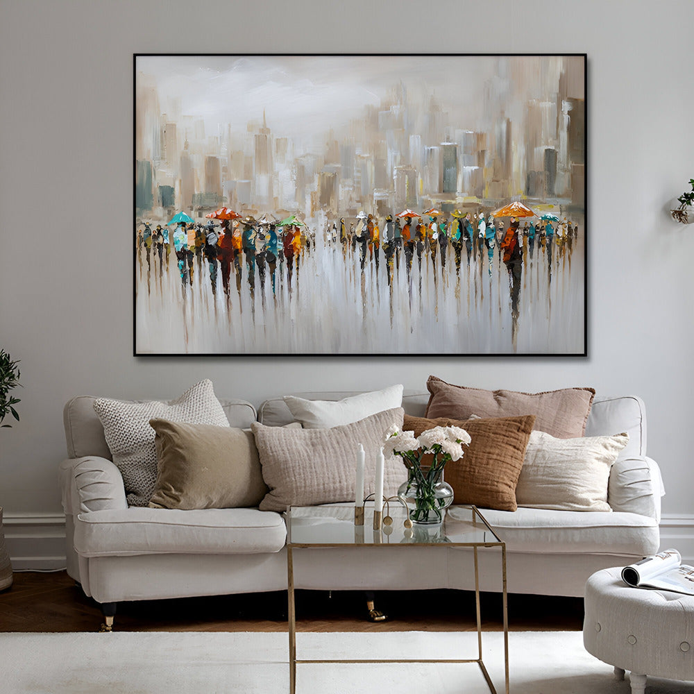 Handmade Abstract Figures Oil Painting NAYVOFIG022