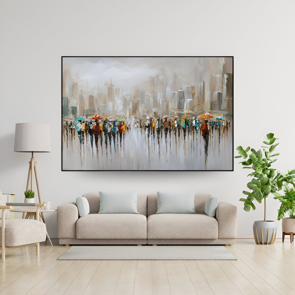 Handmade Abstract Figures Oil Painting NAYVOFIG022