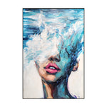 Handmade Abstract Figures Oil Painting NAYVOFIG023