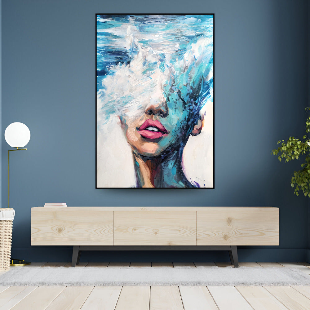 Handmade Abstract Figures Oil Painting NAYVOFIG023