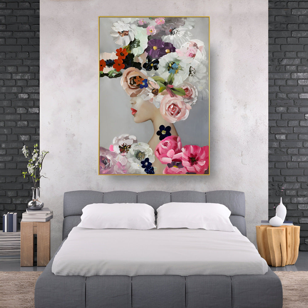 Handmade Abstract Figures Oil Painting NAYVOFIG028