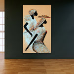 Handmade Abstract Figures Oil Painting NAYVOFIG029