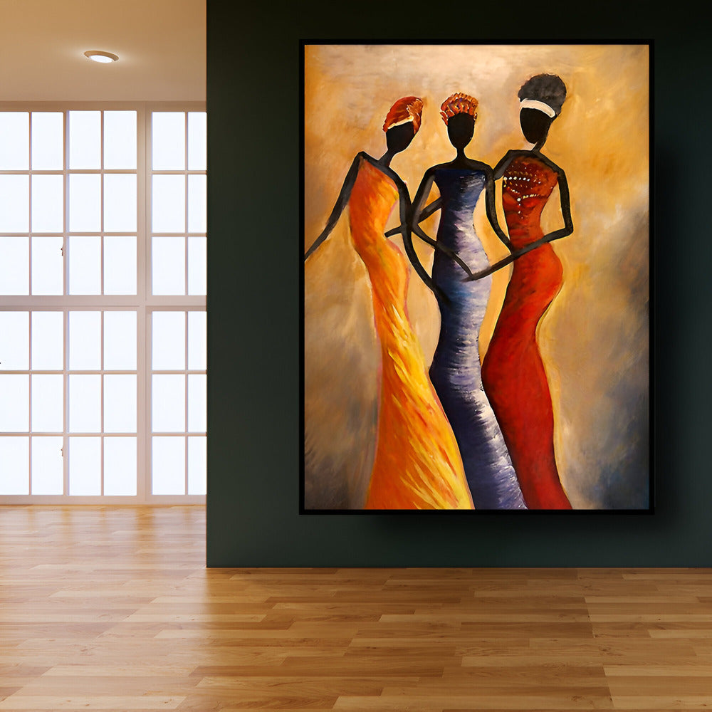 Handmade Abstract Figures Oil Painting NAYVOFIG030