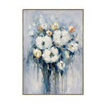 Handmade Abstract Flowers Oil Painting NAYVOFLO013
