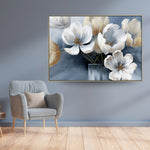 Handmade Abstract Flowers Oil Painting NAYVOFLO024