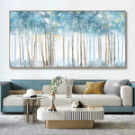 Handmade Abstract Landscape Oil Painting NAYVOLAN011