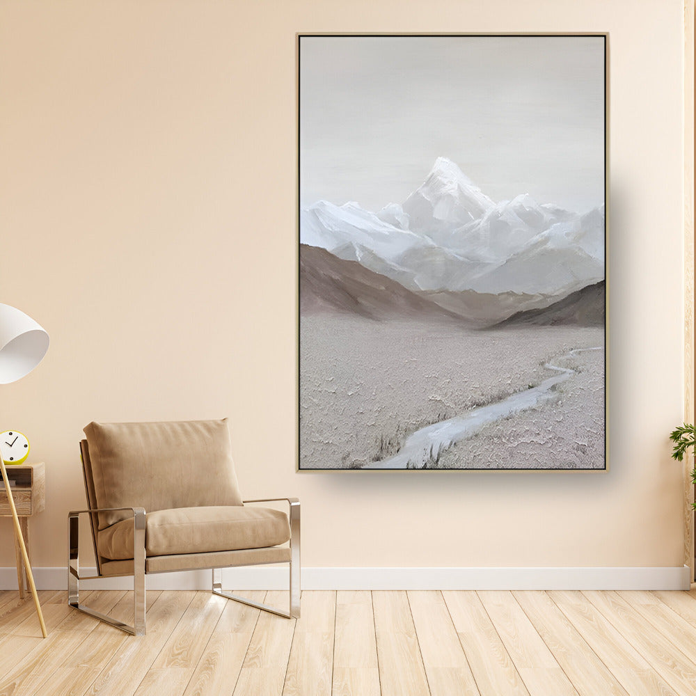 Handmade Abstract Landscape Oil Painting NAYVOLAN019